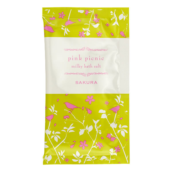 ピンクピクニック ミルキーバスソルト さくら
